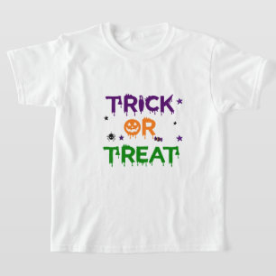 Trick Or Treat Halloween Fun With Pumpkin 🎃 T-Shirt
