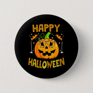 Trick Or Treat Halloween Funny Pumpkin Happy 6 Cm Round Badge