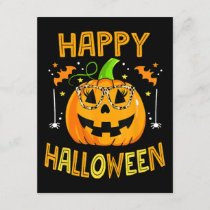 Trick Or Treat Halloween Funny Pumpkin Happy Hallo Enclosure Card