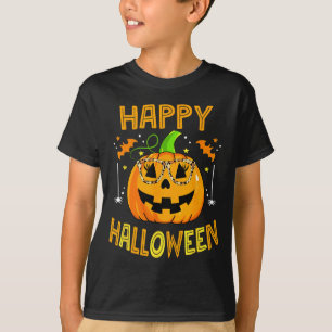 Trick Or Treat Halloween Funny Pumpkin Happy T-Shirt