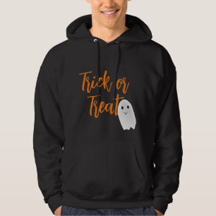 Trick or Treat Halloween Ghost Hoodie