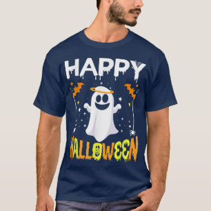 Trick Or Treat Halloween Ghost Pumpkin Happy Hall T-Shirt