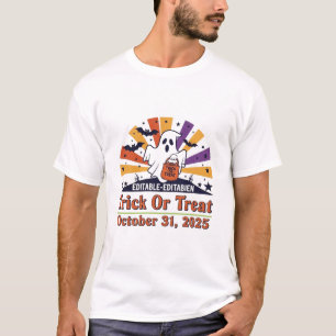 Trick Or Treat Halloween Ghost Shirt 2025