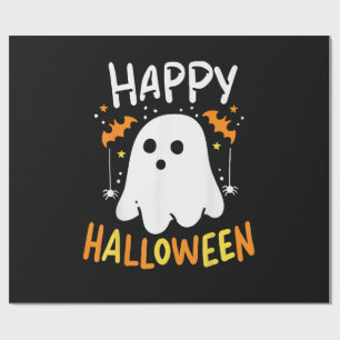Trick Or Treat Halloween Ghost Wrapping Paper