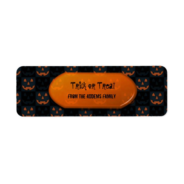 Trick or Treat  Halloween Gift Bag (Front)