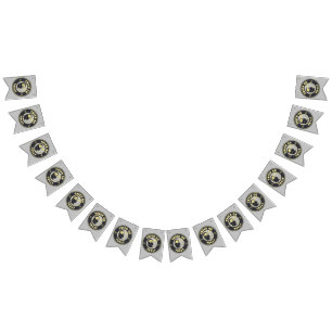 Trick or treat Halloween grim reaper character Bunting