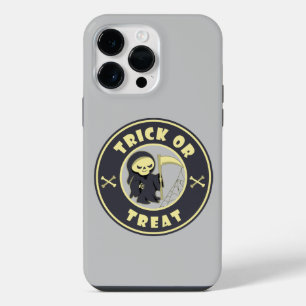 Trick or treat Halloween grim reaper character iPhone 14 Pro Max Case