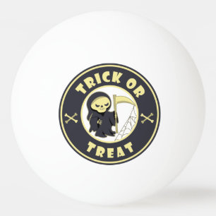 Trick or treat Halloween grim reaper character Ping Pong Ball