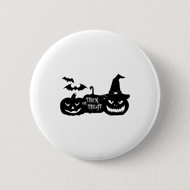 Trick or Treat - Halloween - Halloween treat bag  6 Cm Round Badge (Front)