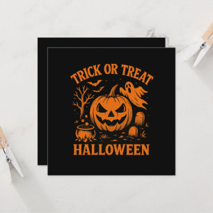 Trick or Treat Halloween Invitation