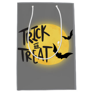 Trick or treat halloween medium gift bag