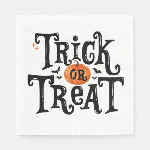 Trick or Treat Halloween Napkin