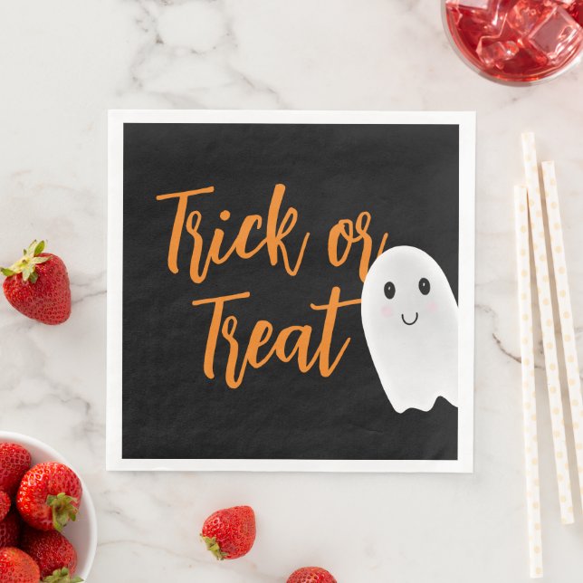 Trick or Treat Halloween  Napkin (Insitu)