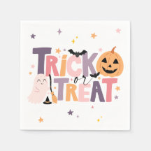 Trick or Treat Halloween Napkins