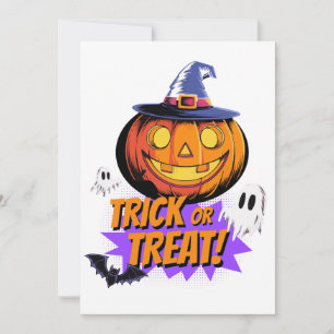 Trick or Treat! Halloween night Invitation