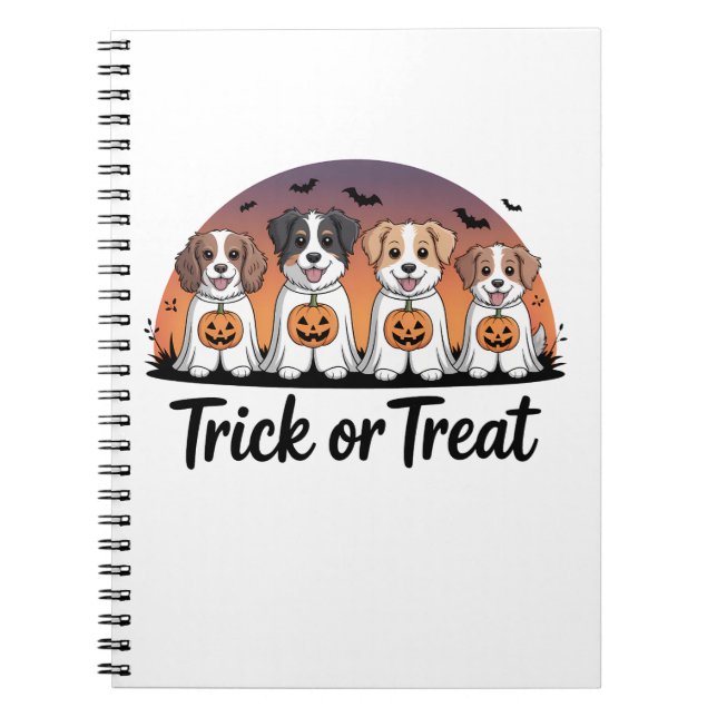 Trick or Treat Halloween Notebook (Front)