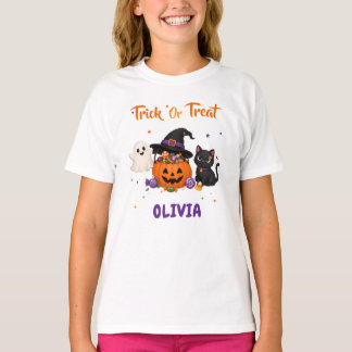 Trick or Treat Halloween Party Favour Gift T-Shirt