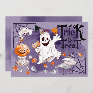 Trick or Treat! Halloween Party  Invitation