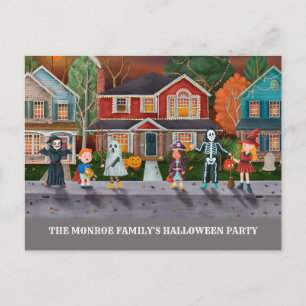 Trick or Treat, Halloween Party Invitation