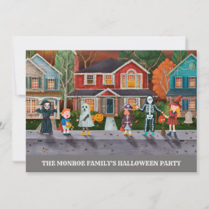 Trick or Treat, Halloween Party Invitation