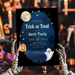 Trick or Treat Halloween Party Invitation