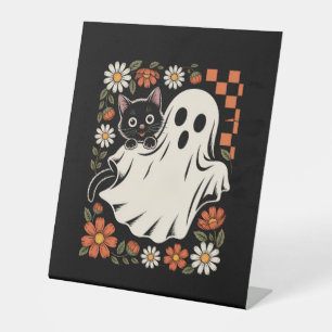 Trick or Treat Halloween Pedestal Sign