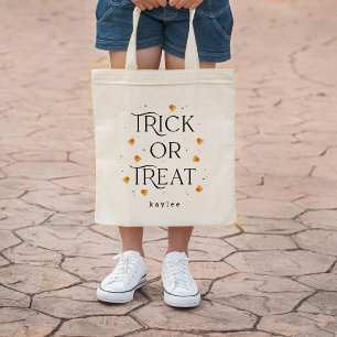 Trick or Treat Halloween Personalised Tote Bag