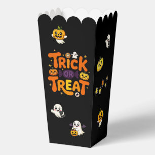Trick or Treat Halloween Popcorn Favour Box