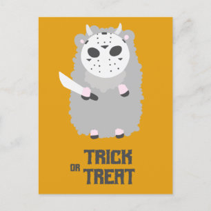 Trick or Treat Halloween Postcard