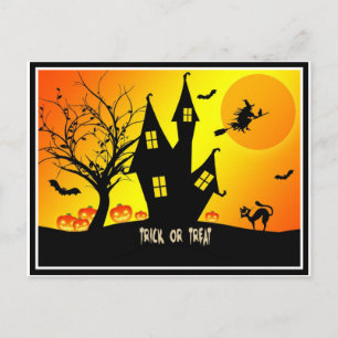 Trick or Treat, Halloween Postcard