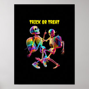 Trick or treat halloween poster