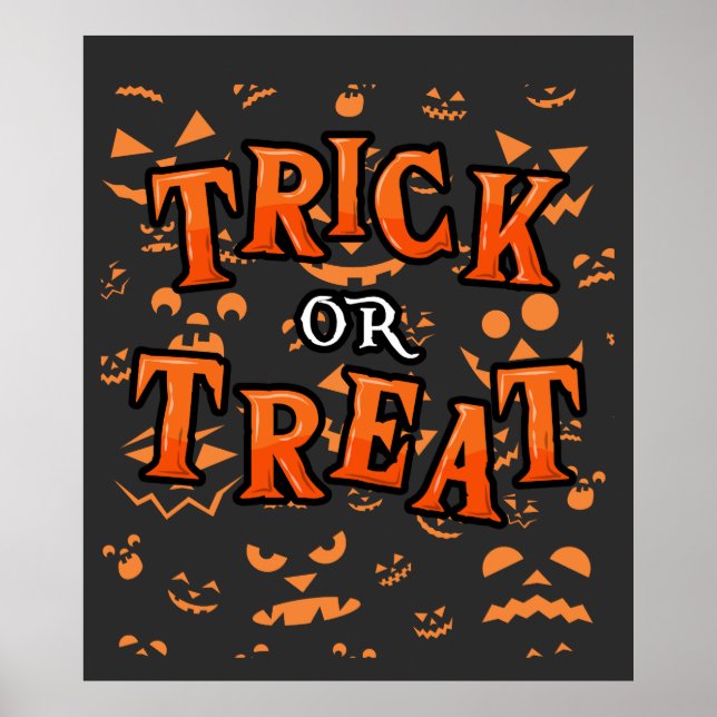 Trick or Treat Halloween Posters (Front)