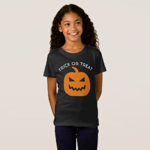 Trick or Treat Halloween Pumpkin Cute Watercolor T-Shirt