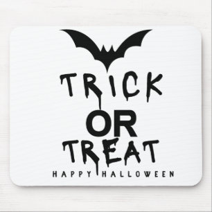 Trick or treat Halloween Pumpkin Funny Mouse Mat