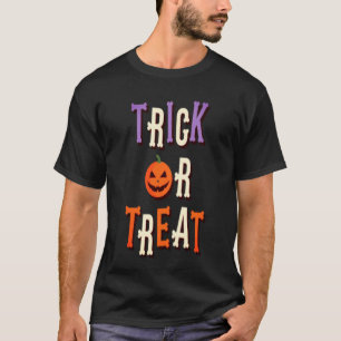 Trick or treat Halloween pumpkin T-Shirt