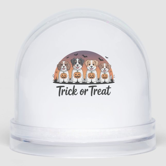 Trick or Treat Halloween Snowglobe (Front)
