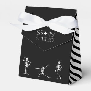 Trick or Treat Halloween Social Distancing Logo Favour Box