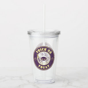 Trick or treat halloween spider Starbucks style Acrylic Tumbler