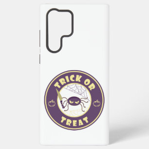 Trick or treat halloween spider Starbucks style Samsung Galaxy Case