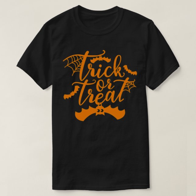 Trick or Treat Halloween T-Shirt (Design Front)
