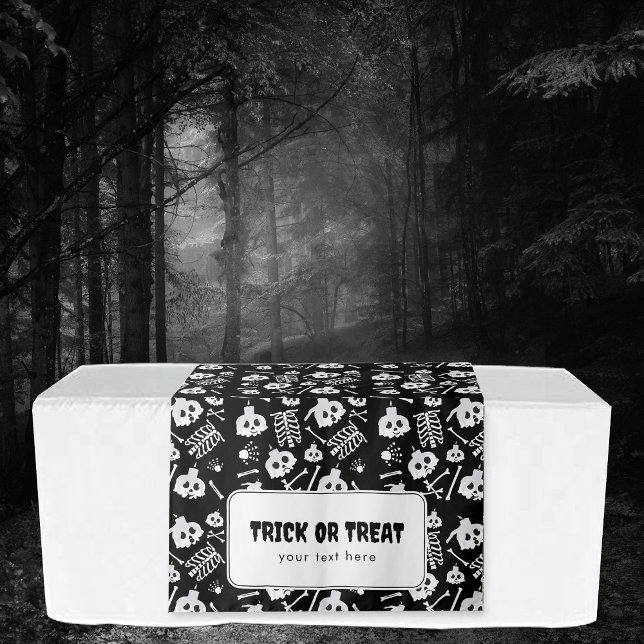 Trick or Treat Halloween Table Hanging Banner Tapestry (Trick or Treat Halloween Table Hanging Banner Tapestry)