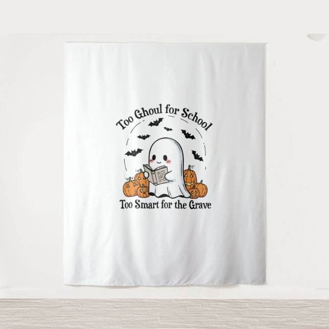 Trick or Treat Halloween Tapestry (Front)