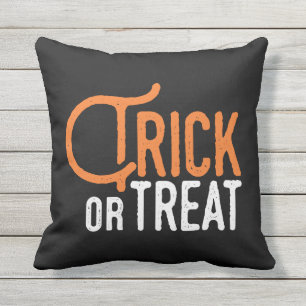Trick or Treat Halloween Throw Pillow