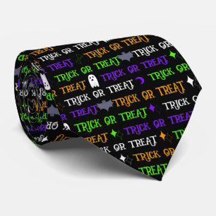 Trick or Treat Halloween Tie