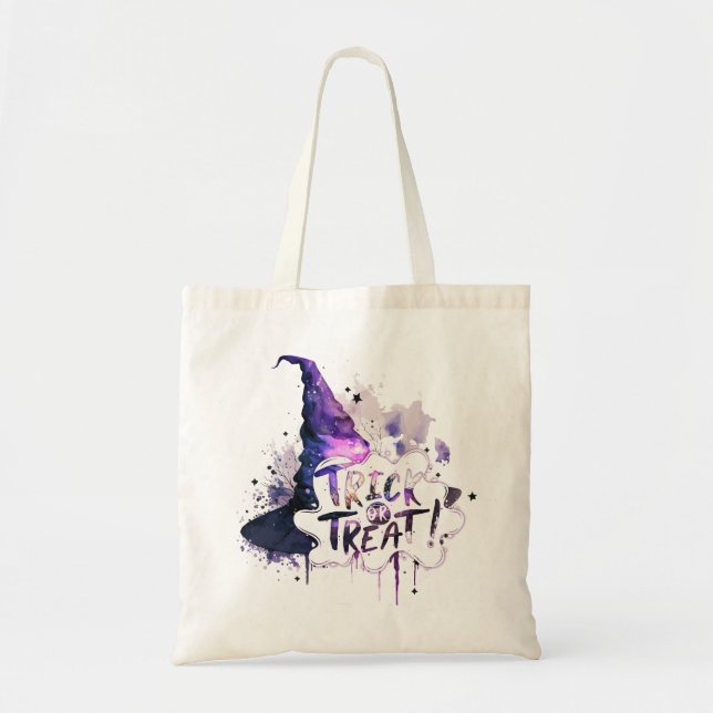 Trick or Treat Halloween Tote Bag (Front)