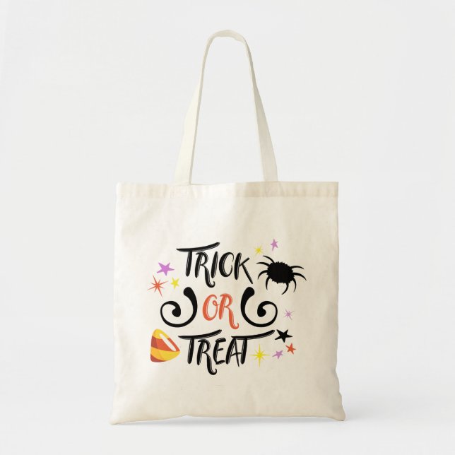 trick or treat Halloween Tote Bag (Front)