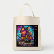 Trick or Treat Halloween Town Customized Tote