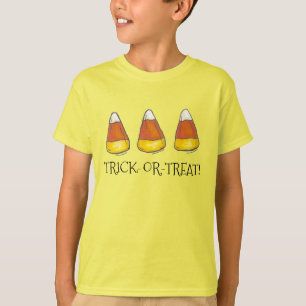 Trick or Treat Happy Halloween Candy Corn Candies T-Shirt