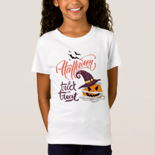 Trick or Treat Happy Halloween Costume for girls T-Shirt