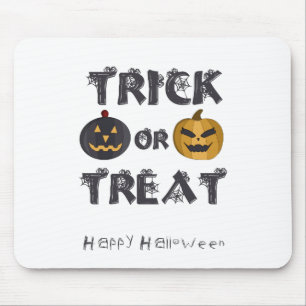 Trick or Treat Happy Halloween Mouse Mat